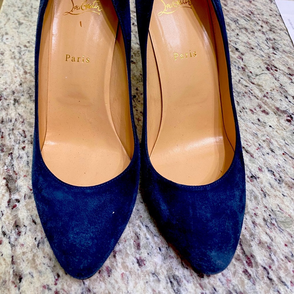 Christian Louboutin Suede Heels